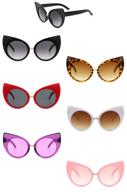 Retro High Pointed Fashion Cat Eye Sunglasses