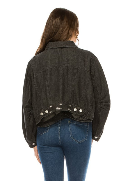 Women's Washed Denim Jacket