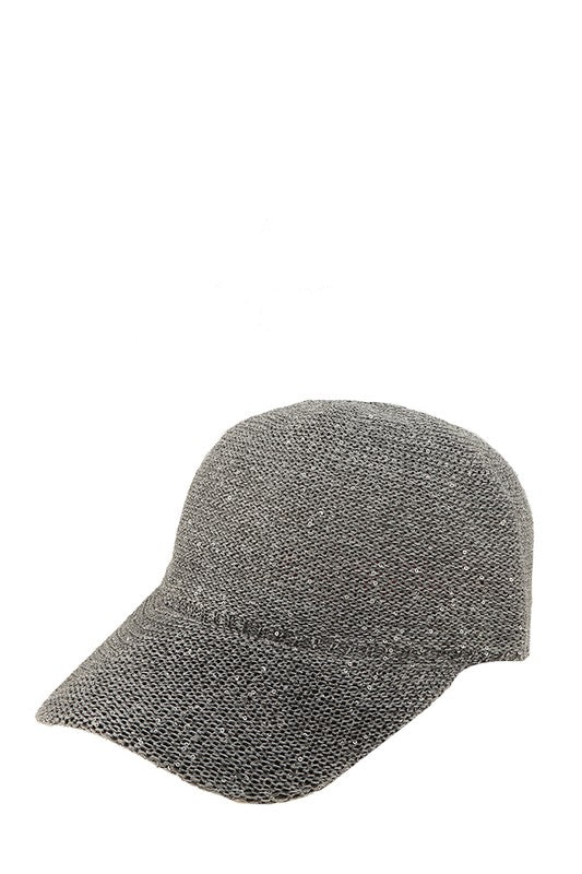 Breathable Sequin Baseball Cap